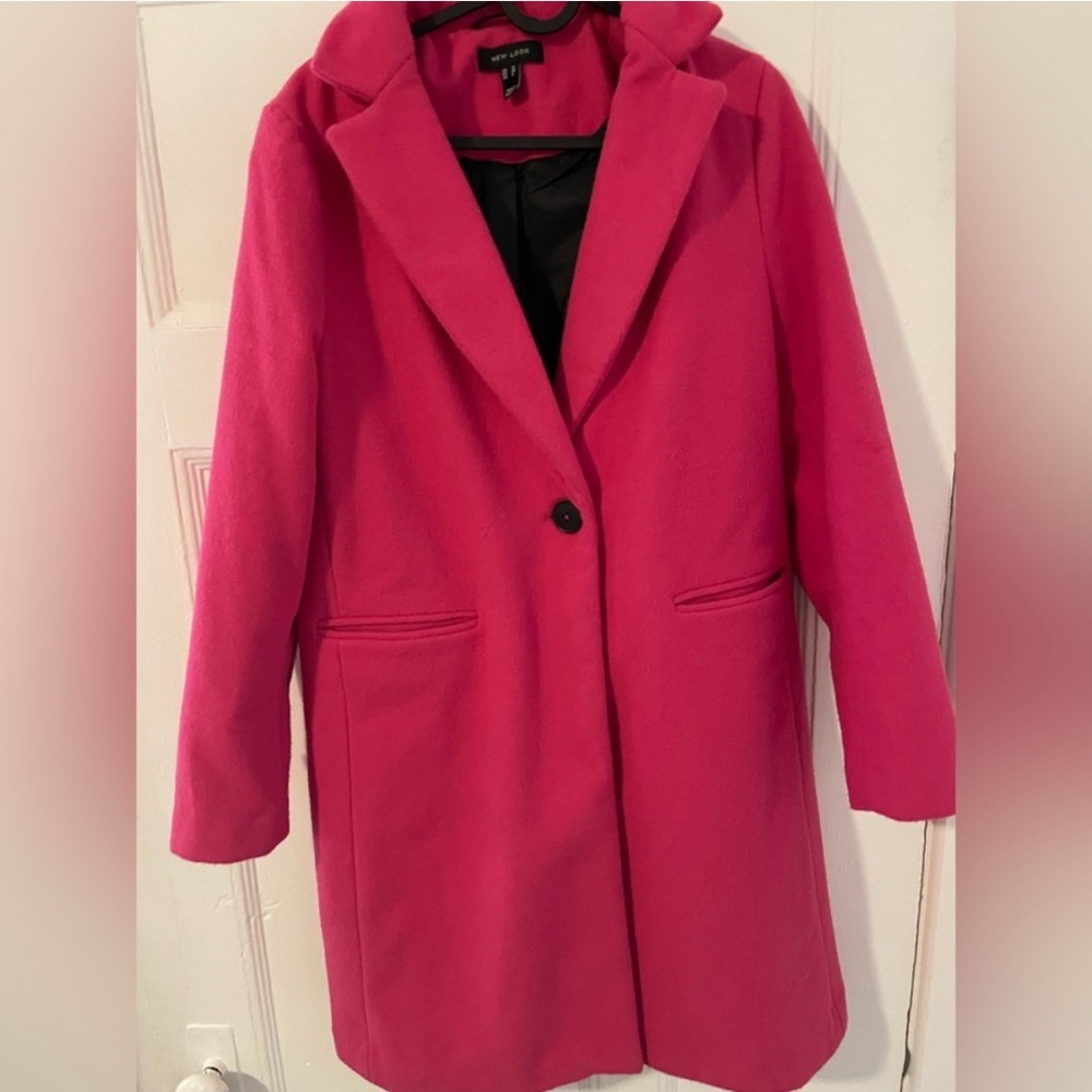 Women's Pink Coat - Size 6 Small